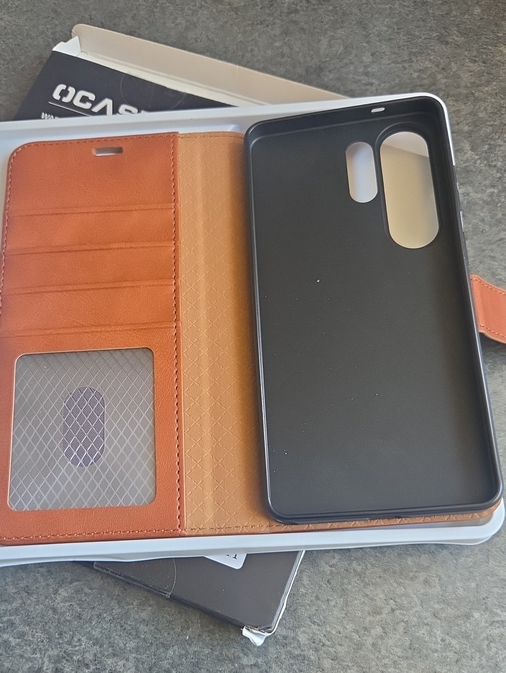 Samsung S26 ULTRA Wallet Folio Phone Case - Brown